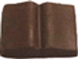 Chocolate Book Large Open - Click Image to Close