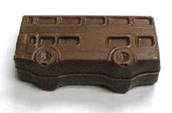 Chocolate Double Decker Bus 3D Small - Click Image to Close