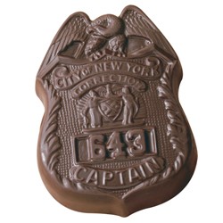 2 oz Custom Chocolate Police Badge Service Shield