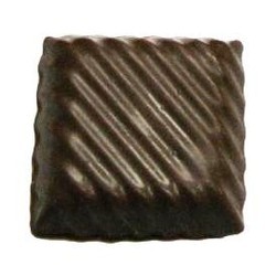 Chocolate Candy Square w/ Ridges