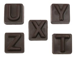 Chocolate Alphabet Block Letters A-Z