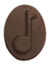 Chocolate Musical Note Oval - Click Image to Close