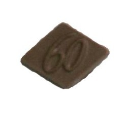 Chocolate 60th Anniversary Parallelogram