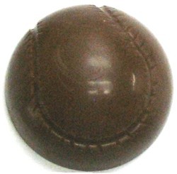 Chocolate Baseball Half Large
