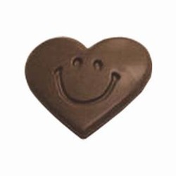 Chocolate Heart w/ Smiley Face
