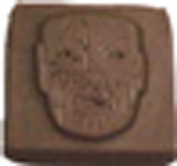 Chocolate Monster Face Square