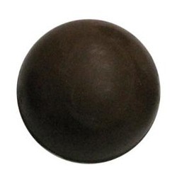 Chocolate Pool Table Ball Half