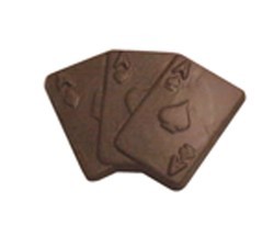 Chocolate Playing Cards 3 Aces
