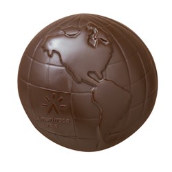 5 oz Custom Chocolate Globe Earth or Planet