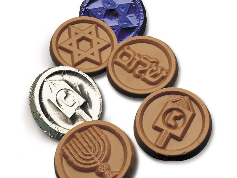 Hanukkah Coins - Assorted Designs (Box of 250)