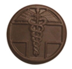 Chocolate Medical Symbol Round