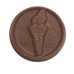 Chocolate Olympic Torch Round