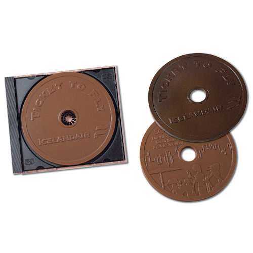 2 oz Custom Chocolate Compact Disk, CD or DVD