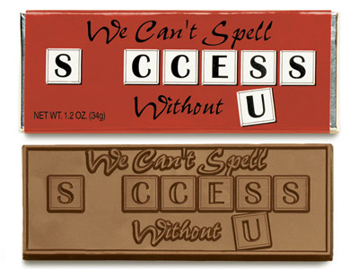 We can't spell success without U(Case of 50 Bars) - Click Image to Close