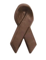 Chocolate Breast Cancer Ribbon Large