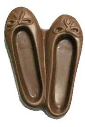 Chocolate Ballet Slipper XL Pair