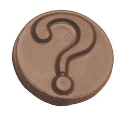 Chocolate Question Mark Round