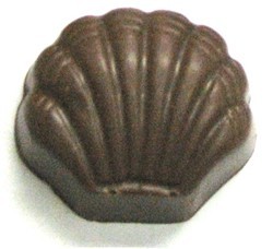 Chocolate Clam Shell Small Thick - Click Image to Close