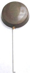 Chocolate Circle Plain Medium Thick on a Stick - Click Image to Close