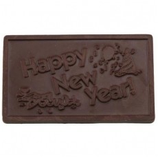 Happy New Year Chocolate Business Card