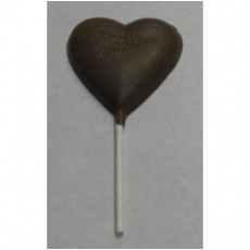 Chocolate Heart on a Stick "To My Valentine" - Click Image to Close