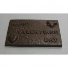 Chocolate Happy Valentine's Day Large Bar - Click Image to Close