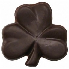 Chocolate Shamrock Large Flat - Click Image to Close