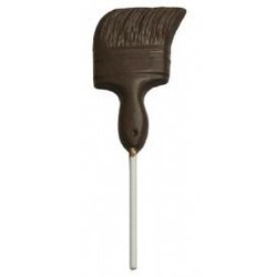 Chocolate Paint Brush - Large on a Stick - Click Image to Close