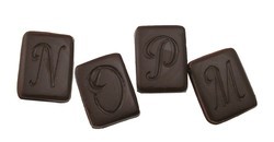 Chocolate Initials A-Z - Click Image to Close