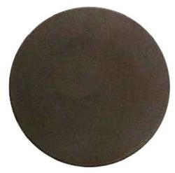 Chocolate Circle Plain Medium - Click Image to Close