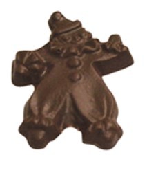 Chocolate Clown on a Stick - Click Image to Close