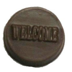 Chocolate Welcome Round - Click Image to Close