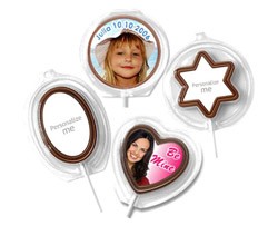 Chocolate Image Lollipops-Clamshell