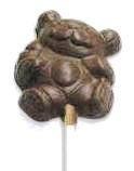 Chocolate Teddy Bear on a Stick - Click Image to Close