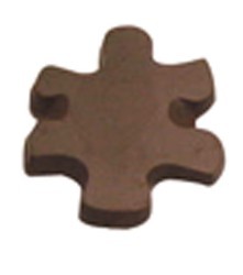 Chocolate Puzzle Piece