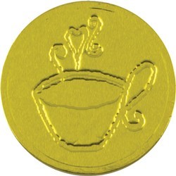 Coffee Cup Chocolate Coin
