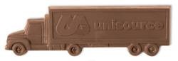 8 oz Custom Chocolate Tractor Trailer Truck - Click Image to Close