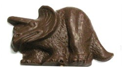 Chocolate Triceratops Dinosaur