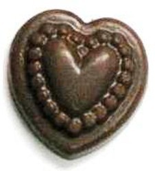 Chocolate Heart Fancy Medium