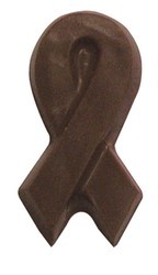 Chocolate Breast Cancer Ribbon Small