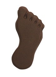 Chocolate Foot Print Small