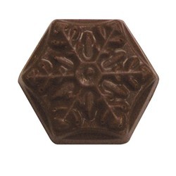 Chocolate Snow Flake Hexagon