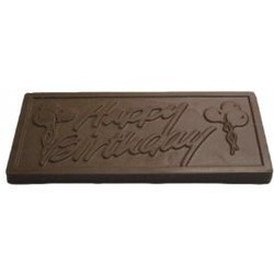 Chocolate Happy Birthday Bar Large