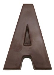 Large Chocolate Alphabet Letters