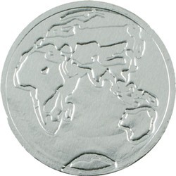 Globe Chocolate Coin