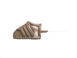 Chocolate Tennis Shoe on a Stick Short/Fat