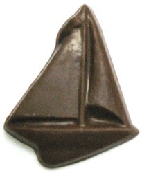 Chocolate Sailboat Small - Click Image to Close