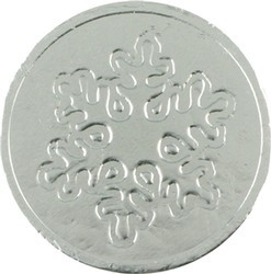 Snowflake Chocolate Coin