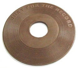 Chocolate Record Large "Just for the Record" - Click Image to Close