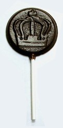Chocolate Crown Round on a Stick